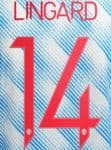 2021-22 Manchester United UCL & FA CUP Away Shirt LINGARD#14 Official Player Issue Name Number Set