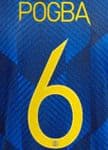 2021-22 Manchester United UCL & FA CUP Third Shirt POGBA#6 Official Player Issue Name Number Set