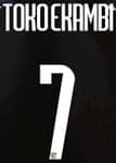 2021-22 Olympique Lyon EUROPA LEAGUE Third Shirt TOKO EKAMBI#7 Official Player Issue Name Number Set