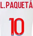 2021-22 Olympique Lyonnais**Lyon** L.PAQUETA#10 Home Shirt Official Player Issue Name Number Set