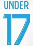 2021-22 Olympique Marseille UNDER#17 Home Shirt Official Player Issue Size Name Number Set