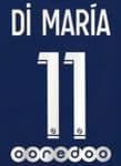 2021-22 PSG Paris DI MARIA#11 Home/Third Shirt Official Player Issue Size Name Number Set