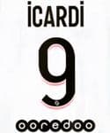 2021-22 PSG Paris ICARDI#9 Away Shirt Official Player Issue Size Name Number Set