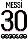 2021-22 PSG Paris MESSI#30 Away Shirt Official Player Issue Size Name Number Set