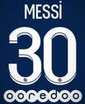 2021-22 PSG Paris MESSI#30 Home/Third Shirt Official Player Issue Size Name Number Set
