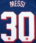 2021-22 PSG**Paris St Germain**UCL Home Shirt MESSI#30 Official Player Issue Name Number Set