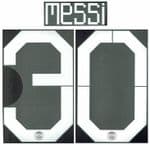 2021-22 PSG**Paris St Germain**UCL Third Shirt MESSI#30 Official Player Issue Name Number Set