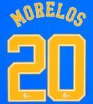 2021-22 Rangers(Glasgow) Home/Away Shirt MORELOS#20 Official Player Issue Size Name Number Set