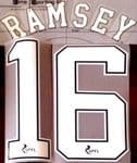2021-22 Rangers(Glasgow) Third Shirt RAMSEY#16 Official Player Issue Size Name Number Set