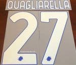 2021-22 Sampdoria Home Shirt QUAGLIARELLA#27 Official Player Issue Size Name Number Set