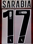 2021-22 Sporting Lisbon LIGA BWIN Home/Away Shirt SARABIA#17 Official Player Issue Name Number Set