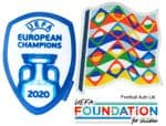 2021-22 UEFA Nations League**ITALY EURO 2020 CHAMPIONS**Official Player Issue Size Badge Patch Set
