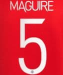 2021-23 Manchester United UCL & FA CUP Home/Away Shirt MAGUIRE#5 Official Football Name Number Set