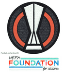 2021-24 Europa League & UEFA Foundation Official Player Issue Size Football Badge Patch Set