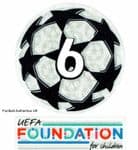 2021-24 Liverpool**UCL STARBALL BOH 6 & UEFA FOUNDATION**Official Player Issue Size Badge Patch Set