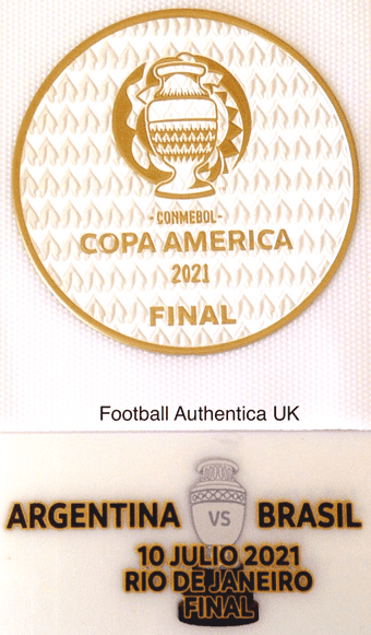 2021 Argentina**Copa America Final**Official Player Issue Match Transfer Details & Badge Patch Set