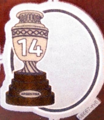 2021 Argentina**Copa America Winners Badge Of Honour 14**Official Player Issue Football Badge Patch