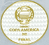 2021 Copa America Final**Brazil vs Argentina**Official Player Issue Size Football Soccer Badge Patch