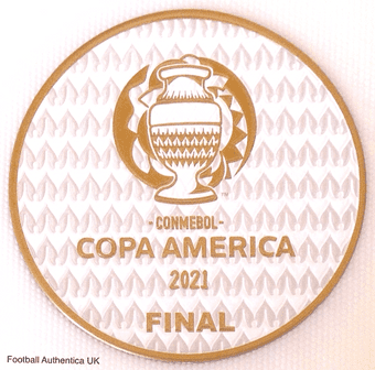 2021 Copa America Final**Brazil vs Argentina**Official Player Issue Size Football Soccer Badge Patch