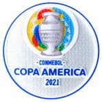 2021 Copa America Tournament Official Player Issue Size Football Soccer Badge Patch