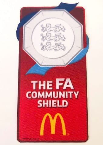 2021 FA Community Shield Official Player Issue Size Football Soccer Badge Patch