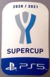 2021 Juventus vs Napoli SUPERCUP FINAL Official Player Issue Size Football Soccer Badge Patch