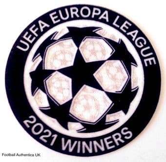 2021 Villareal EUROPA LEAGUE CHAMPIONS Official Player Issue Size Football Soccer Badge Patch