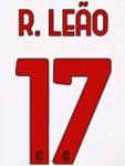 2022-23 AC Milan Away Shirt R.LEAO#17 Official Player Issue Size Name Number Set