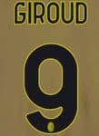 2022-23 AC Milan Third Shirt GIROUD#9 Official Player Issue Size Name Number Set
