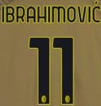 2022-23 AC Milan Third Shirt IBRAHIMOVIC#11 Official Player Issue Size Name Number Set