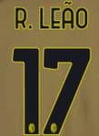 2022-23 AC Milan Third Shirt R.LEAO#17 Official Player Issue Size Name Number Set