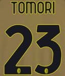 2022-23 AC Milan Third Shirt TOMORI#23 Official Player Issue Size Name Number Set