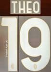 2022-23 AC Milan**X KOCHE**Fourth Shirt THEO#19 Official Player Issue Size Name Number Set