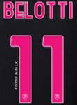 2022-23 AS Roma BELOTTI#11 Third Shirt Official Player Issue Size Name Number Set