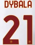 2022-23 AS Roma DYBALA#21 Away Shirt Official Player Issue Size Name Number Set