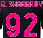 2022-23 AS Roma EL SHAARAWY#92 Third Shirt Official Player Issue Size Name Number Set