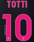 2022-23 AS Roma TOTTI#10 Third Shirt Official Player Issue Size Name Number Set