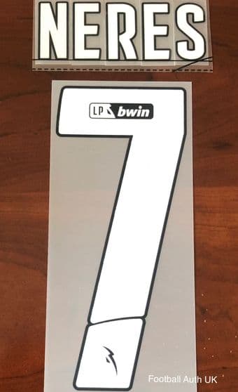 2022-23 Benfica LIGA BWIN Home Shirt NERES#7 Official Player Issue Size Name Number Set