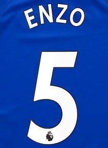 2022-23 Chelsea Home Shirt ENZO 5 Official Player Issue Size Name