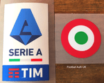 2022-23 Inter Milan**Coppa Italia & Serie A**Official Player Issue Size Football Badge Patch Set