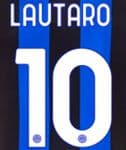2022-23 Inter Milan LAUTARO#10 Home Shirt Official Player Issue Size Name Number Set