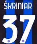 2022-23 Inter Milan SKRINIAR#37 Home Shirt Official Player Issue Size Name Number Set