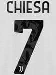 2022-23 Juventus CHIESA#7 Home Shirt Official Football Name Number Set