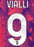 2022-23 Juventus HERO SET Away/Third Shirt VIALLI#9 Official Player Issue Size Name Number Set