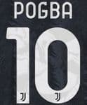 2022-23 Juventus POGBA#10 Away/Third Shirt Official Player Issue Size Name Number Set