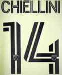 2022/23 LAFC Los Angeles MLS Away Shirt CHIELLINI#14 Official Player Issue Match Name Number Set