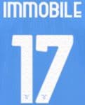 2022-23 Lazio IMMOBILE#17 Home/Away Shirt Official Player Issue Size Name Number Set
