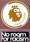 2022-23 Manchester City**EPL CHAMPIONS & NO ROOM FOR RACISM**Official Player Issue Badge Patch Set