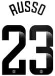 2022-23 Manchester United**FA WSL**Away Shirt RUSSO#23 Official Football Name Number Set