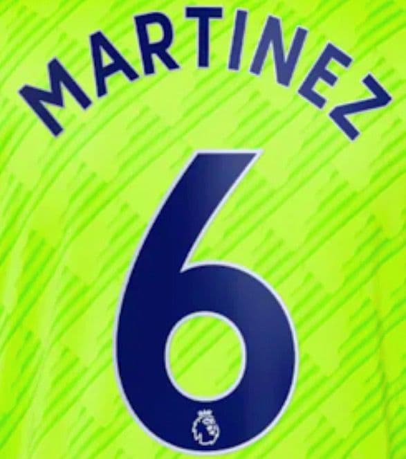 2022-23 Manchester United Third Shirt MARTINEZ 6 Official Player